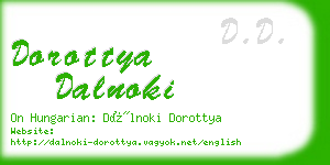 dorottya dalnoki business card